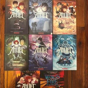 Lot of 8 Amulet Graphic Novels